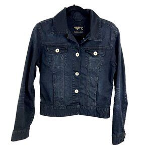 Carreli Jeans Vintage Black Jean Jacket Womens Size M